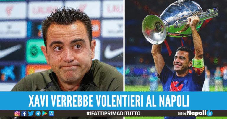 Xavi tra i papabili in caso di addio di Conte, l’intermediario: “Sta cercando squadra…”