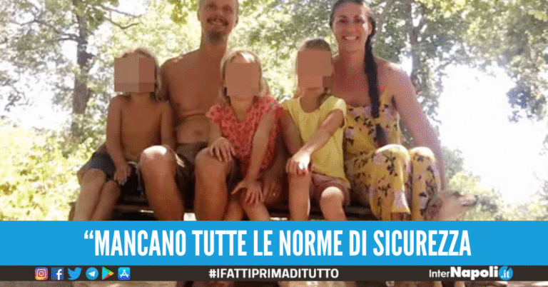 La famiglia viveva in questo bosco da diverso tempo