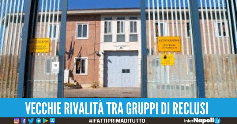Caos nel carcere di Avellino: scoppia maxi rissa tra detenuti