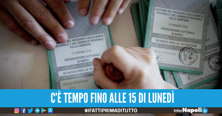 Elezioni, come e quando si vota in Campania: orari e modalità di voto