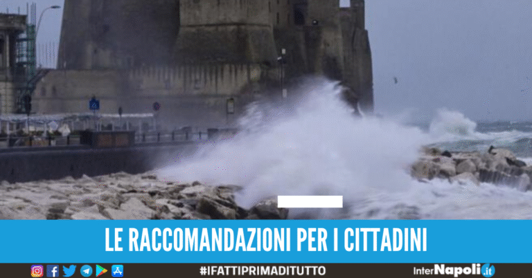 Oggi scatta l’allerta meteo a Napoli, cosa non si potrà fare