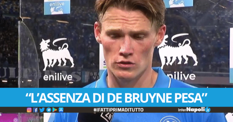 McTominay a DAZN: “Dobbiamo alzare il livello, senza Kevin perdiamo tanto”