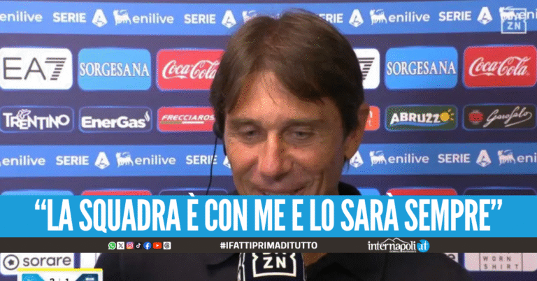 Conte a DAZN: “Oggi grande spirito, i ragazzi sono stati bravi”