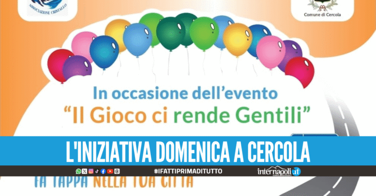 Arriva a Cercola la piazza dei sorrisi,  l’iniziativa dell’associazione Cristallo