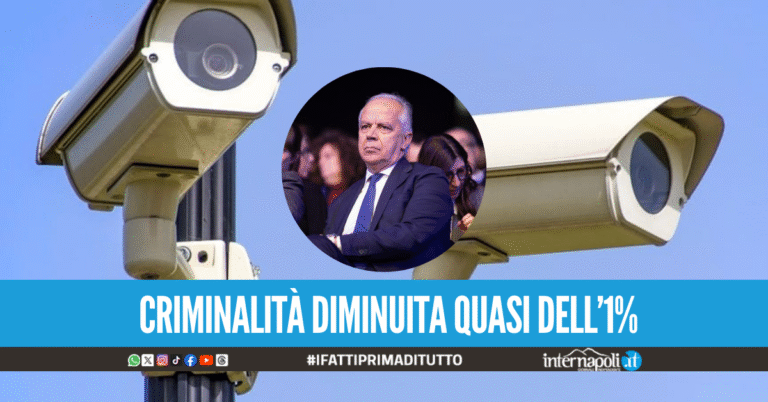 Calano i reati in Campania, il ministro Piantedosi: "Abbiamo investito 36milioni sulla videosorveglianza"