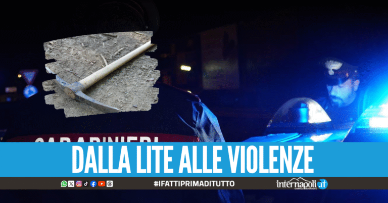 Aggredisce il 'rivale' con martello e piccone, denunciato 37enne a Succivo