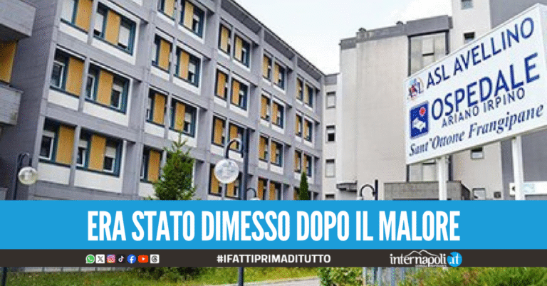 Muore dopo il ricovero all'ospedale di Ariano Irpino, quattro indagati per la morte di Antonio