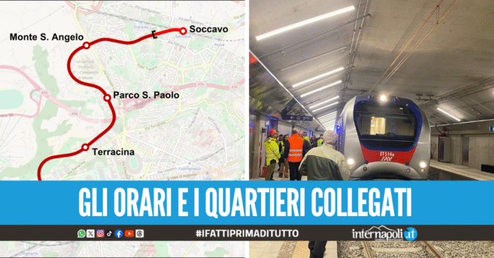 A Napoli apre la Linea 7 della metropolitana, corse dei treni ogni 24 minuti