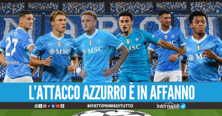 Napoli senza gol degli esterni: Politano, Neres e Lang ancora a secco in stagione