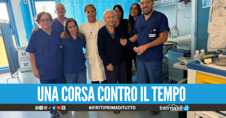A 100 anni combatte contro un ictus con successo e viene dimessa dopo 2 giorni: la storia di nonna Gerarda