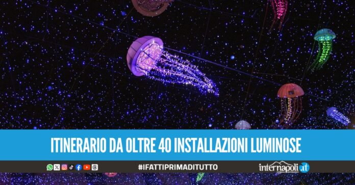 Luci d'Artista a Salerno, al via l'accensione delle luminarie in città