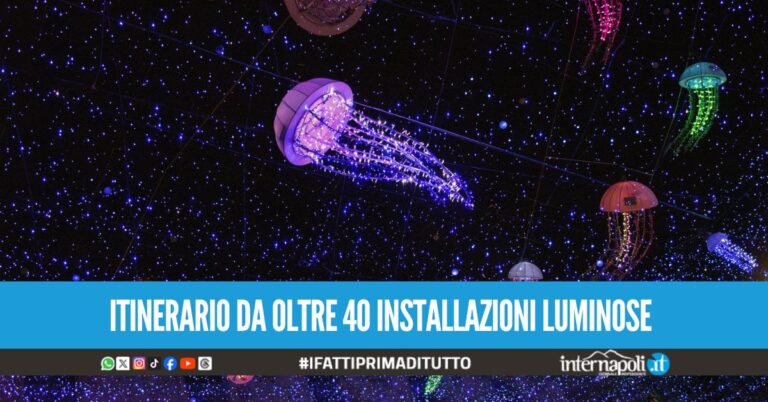 Luci d'Artista a Salerno, al via l'accensione delle luminarie in città