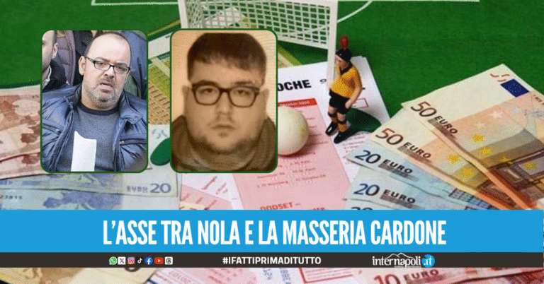 Scommesse illegali nel Nolano:«A capo sta Genny il figlio di Vincenzo ‘o chiatt»