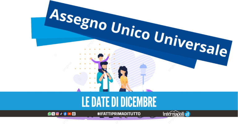 Assegno Unico, a dicembre pagamenti in anticipo