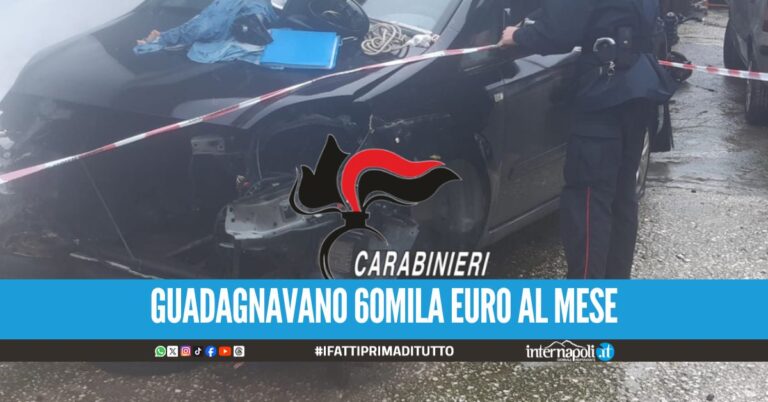 Vendevano pezzi d'auto rubati a Napoli, indagati 20 'cannibali'