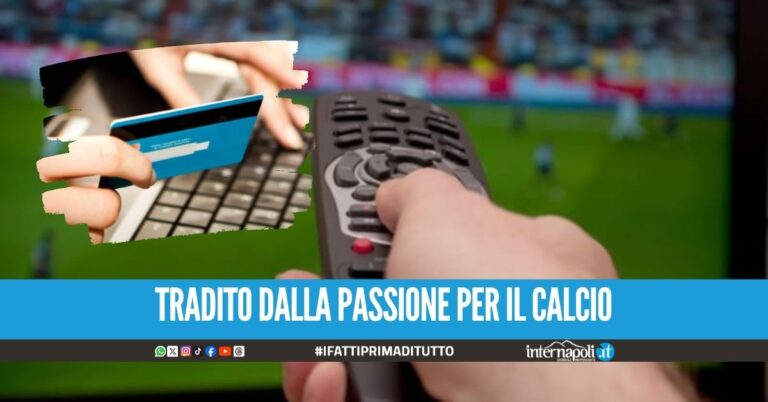 Vuole i soldi del cliente della compagna-escort per pagare Dazn, la scoperta a Pompei