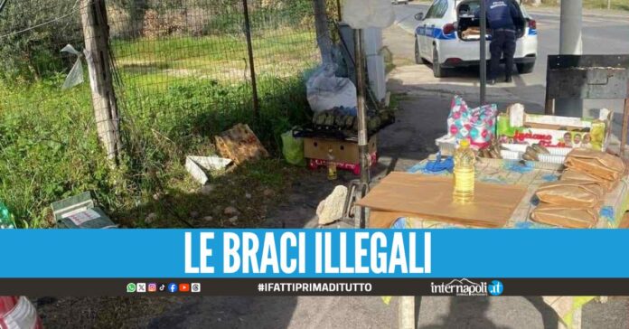 Arrostivano carciofi a Giugliano, multe e sequestro da 200 kg