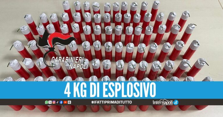 Botti illegali a Napoli, 25enne sorpreso con 100 cobra