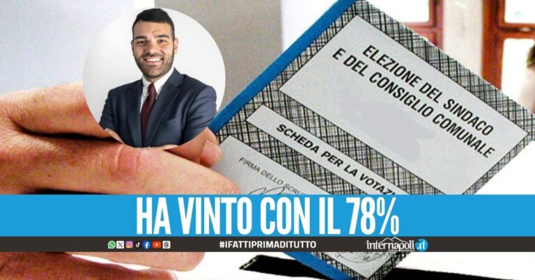 Batte centrodestra e centrosinistra a Caivano, chi è il nuovo sindaco Angelino