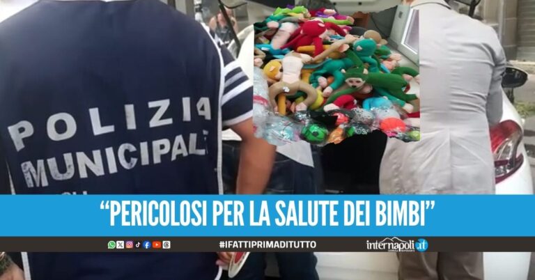 Sequestrato un milione di giocattoli a Napoli, denunciato l'imprenditore