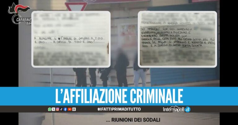 Il mito della camorra nel rito del clan Strisciuglio: "Questa santa società"