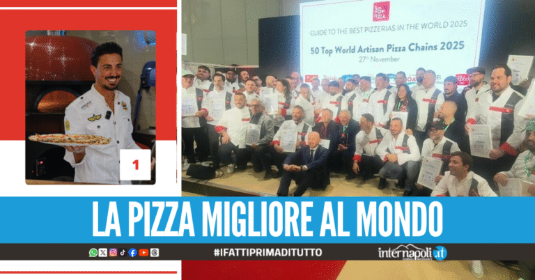 L'Antica Pizzeria "Da Michele" eccellenza di Napoli, è al primo posto nella classifica mondiale