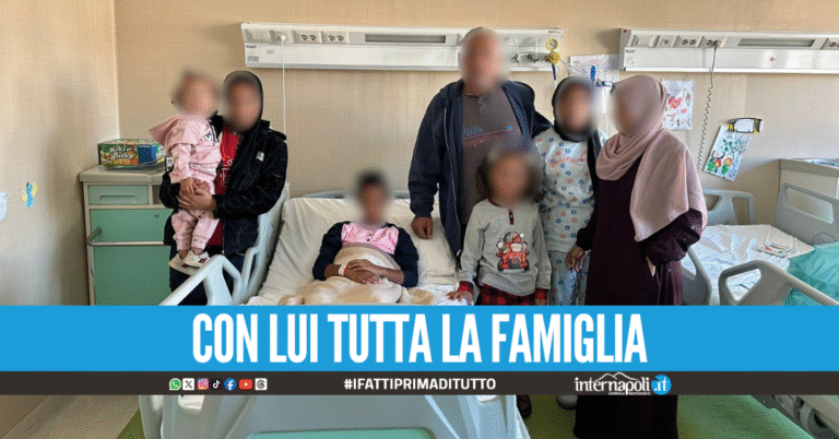Da Gaza a Napoli, il piccolo Abdallah ricoverato al Santobono