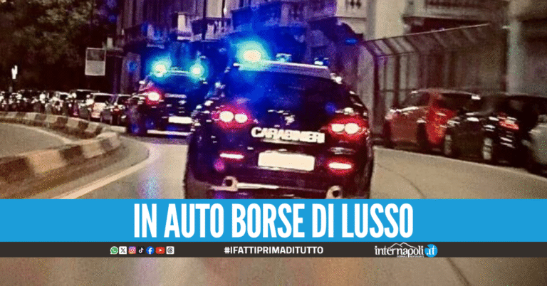 Folle inseguimento tra Trentola e Parete, nei guai giovani di Caivano e Santa Maria C.V.