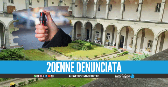 Follia a Napoli, studentessa spruzza spray al peperoncino nei corridoi dell'università