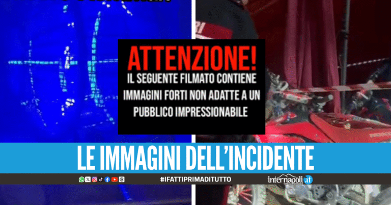 Incidente tra motociclisti al circo a Sant'Anastasia, morto 26enne: grave il collega