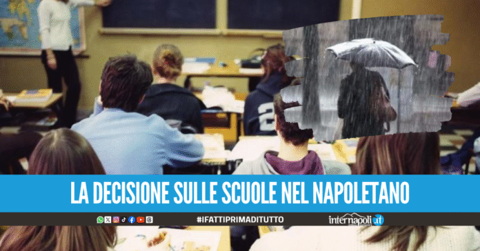 Nuova allerta meteo, la decisione sulla scuole a Napoli per giovedì 26 novembre