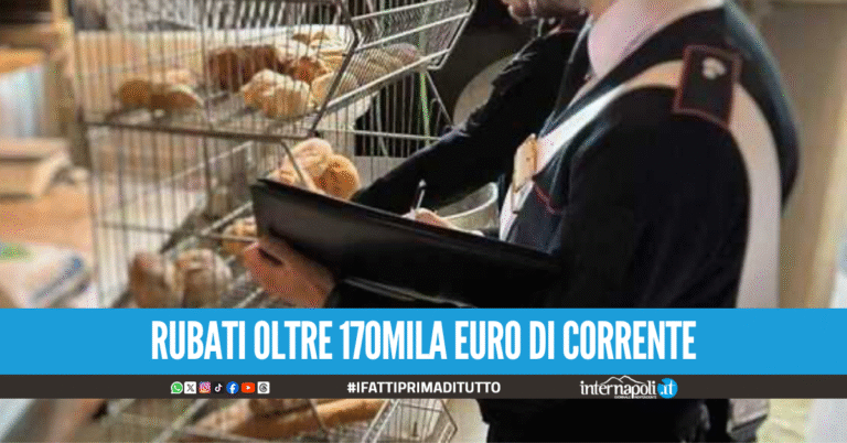 Pezzotti sul contatore e 3 tonnellate di cibi pericolosi, blitz in due panifici a Soccavo