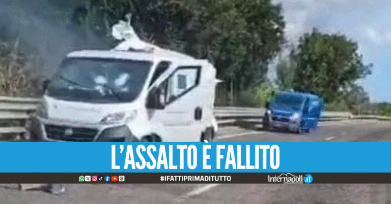 Ritrovato a Caivano il furgone dei giornali rapinato: è stato utilizzato per un colpo al bancomat