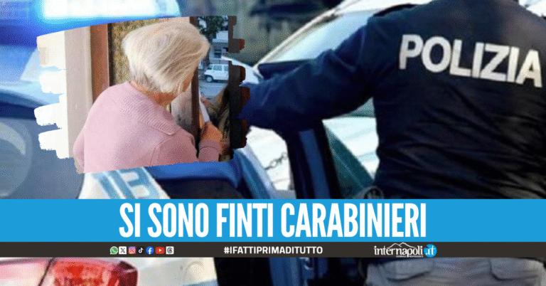 Rubano 30mila euro a una coppia di anziani, arrestati truffatori napoletani in trasferta