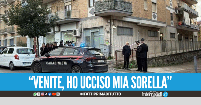 San Paolo Bel Sito. Vincenzo uccide la sorella Noemi poi chiama i carabinieri
