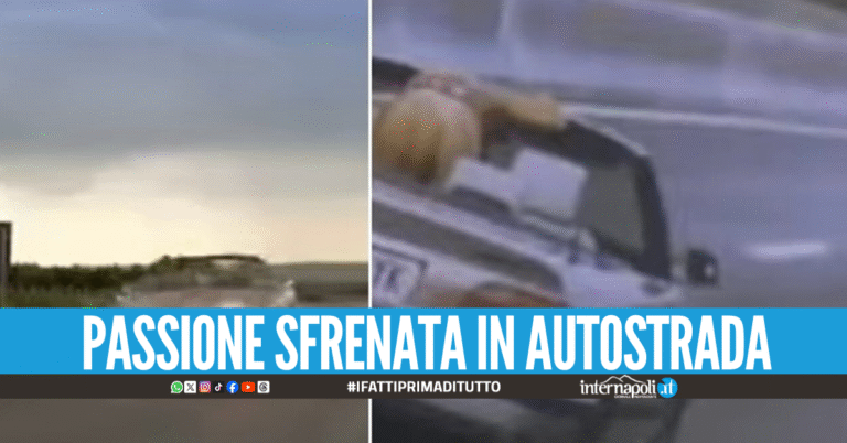 Sesso in autostrada a 140 all’ora, coppia fermata dalla polizia