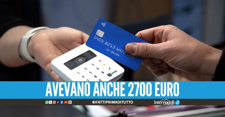 "Siamo in vacanza a Napoli", beccata coppia di ladri di carte di credito