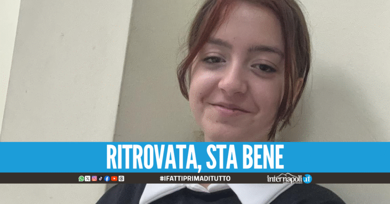 Sospiro di sollievo per Natalia Cammarano, la 15enne è stata ritrovata