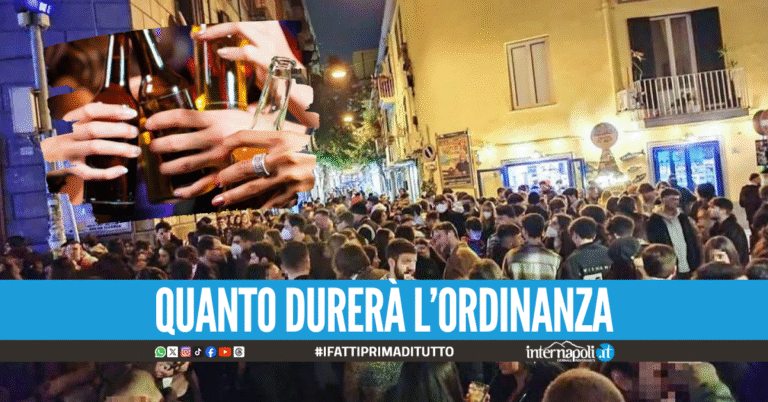 Stretta sulla movida a Napoli, chiusure anticipate e niente drink dalle 22: i dettagli