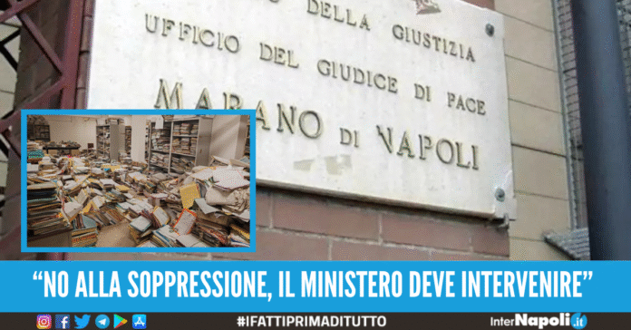 chiusura giudice pace marano