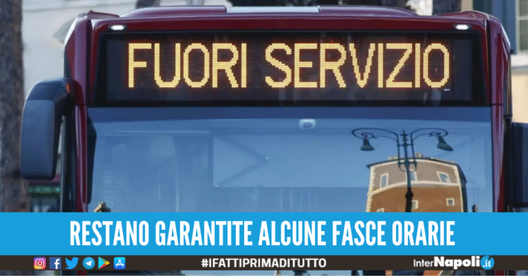 sciopero generale mezzi pubblici napoli
