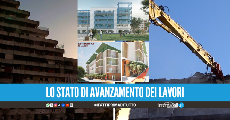 Abbattimento delle Vele di Scampia, ci sono le date di fine lavori