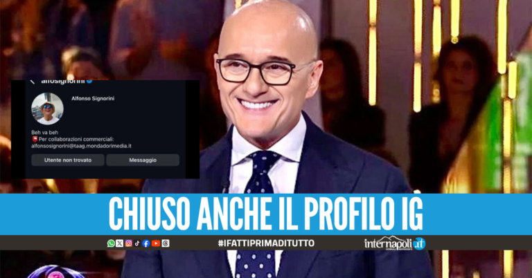 Alfonso Signorini si autosospende da Mediaset dopo le accuse di Corona