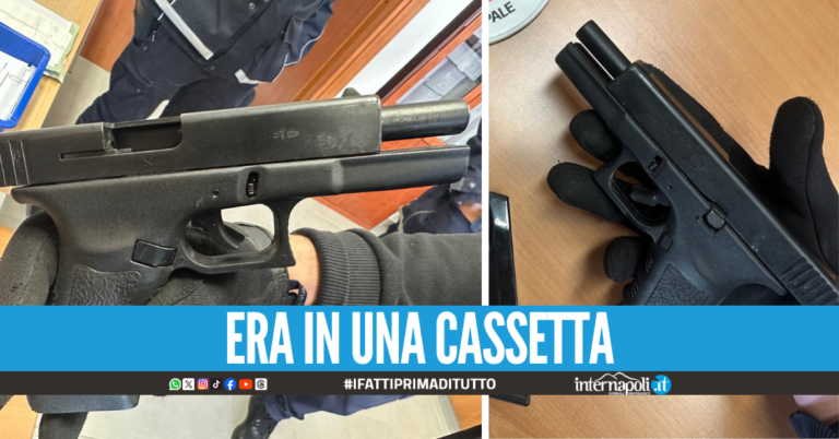 Arma pronta a sparare nascosta in villa tra i bambini, la scoperta ad Arzano