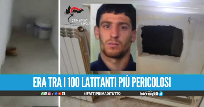 Camorra, catturato il latitante Ciro Andolfi: era nascosto in un vano dietro al termosifone