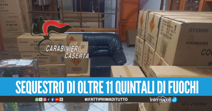 Casa trasformata in una polveriera, maxi sequestro sul litorale Domizio