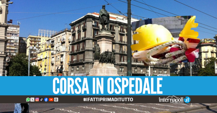 Dramma sul lavoro a Napoli, operaio cade dall'impalcatura