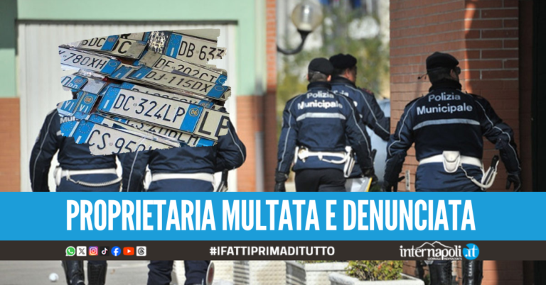 Autorimessa abusiva con targhe rubate, scatta la chiusura a Pianura