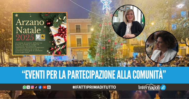 Al via il cartellone per il Natale ad Arzano, si parte con l'apertura del Villaggio di Babbo Natale