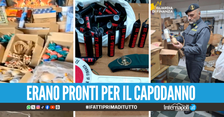 Maxi sequestro di botti illegali nel Napoletano: oltre 2,5 tonnellate tra cobra, cipolle e batterie